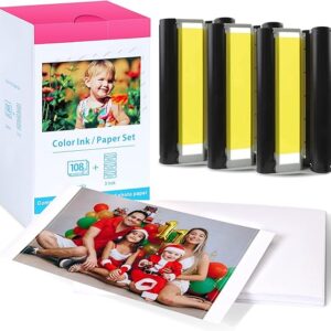 Compatible with Canon Selphy CP1500 Ink and Paper